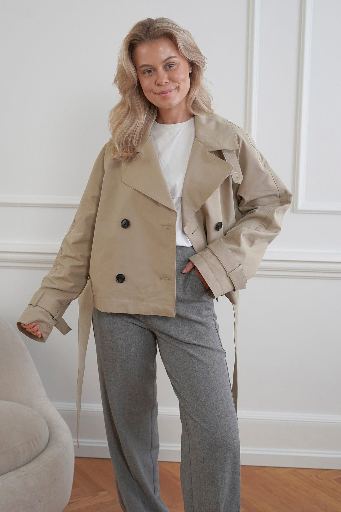 Athene | dames trenchcoat in beige