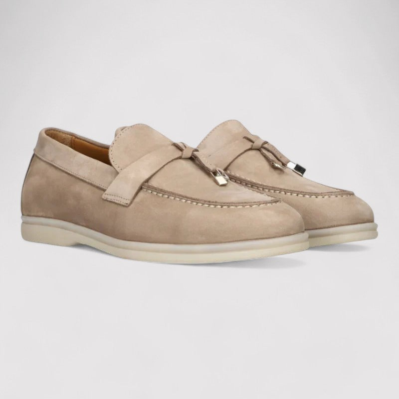 Monidoco Old Money Suede Dames Loafers