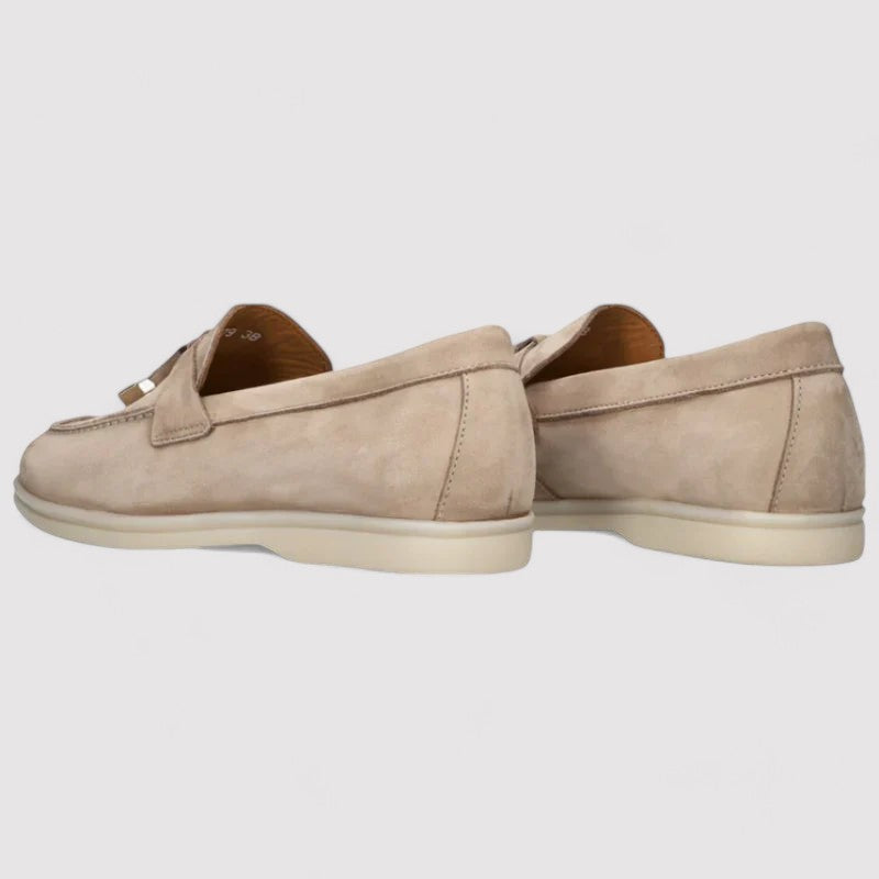 Monidoco Old Money Suede Dames Loafers