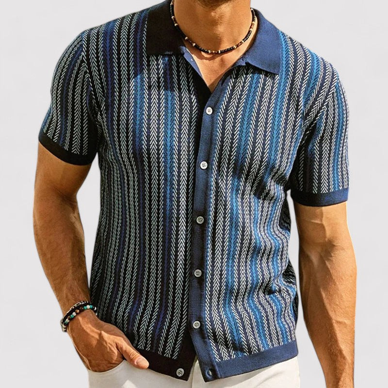 Monidoco Casual Gebreid Shirt