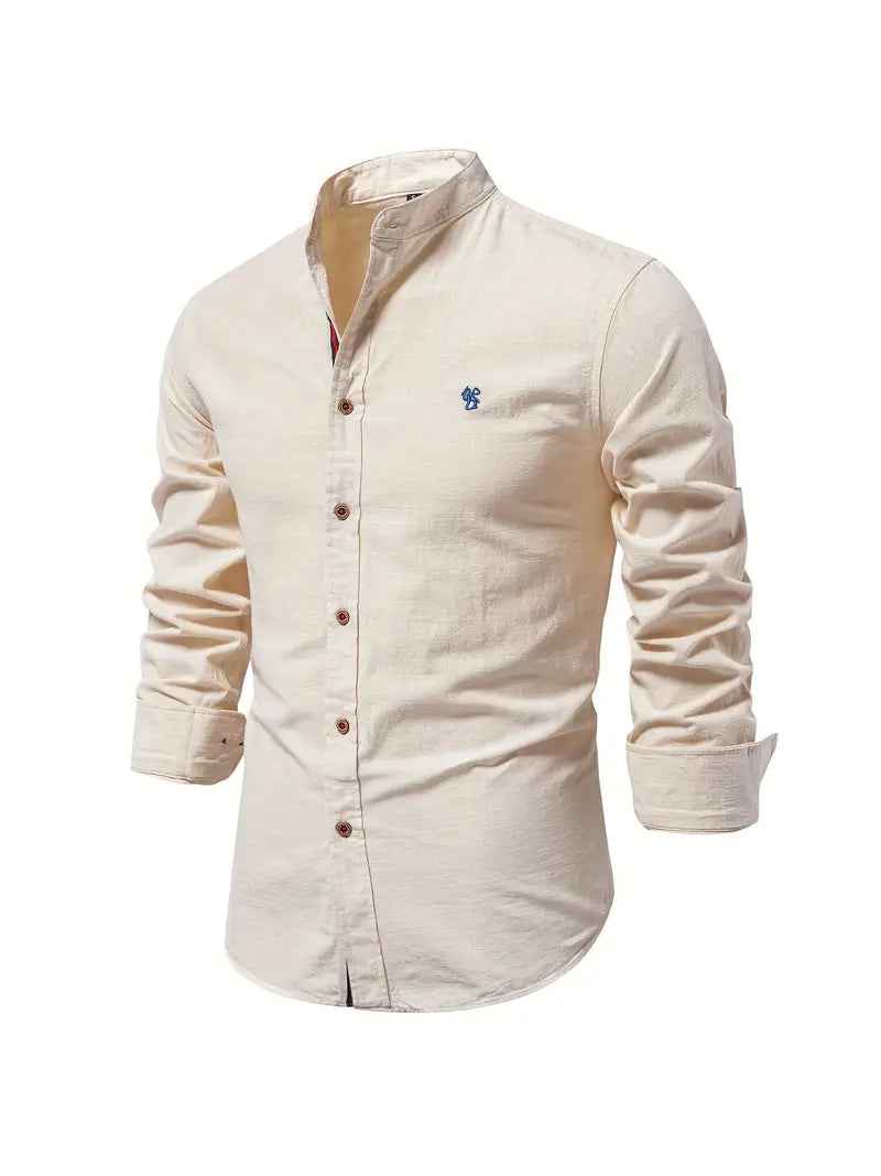 Benjamin - button-down overhemd met lange mouwen voor de lente