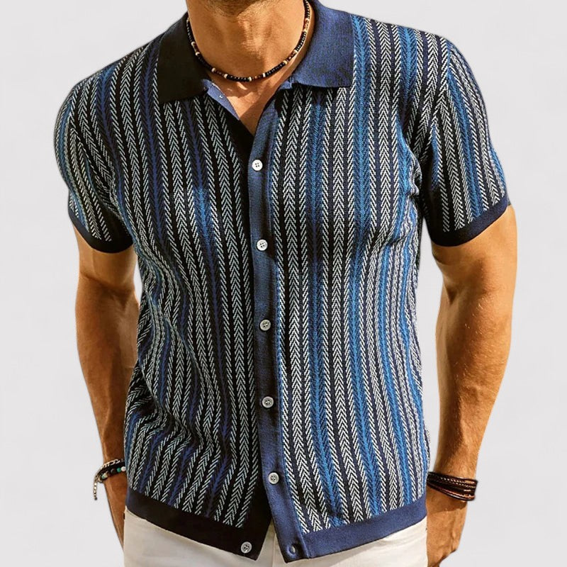 Monidoco Casual Gebreid Shirt