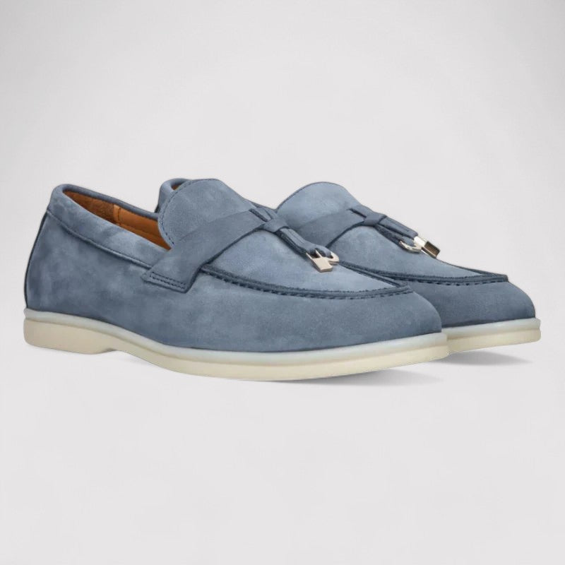 Monidoco Old Money Suede Dames Loafers