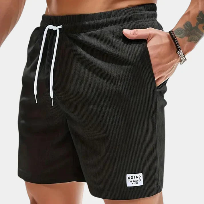 Comfortabele corduroy short voor heren