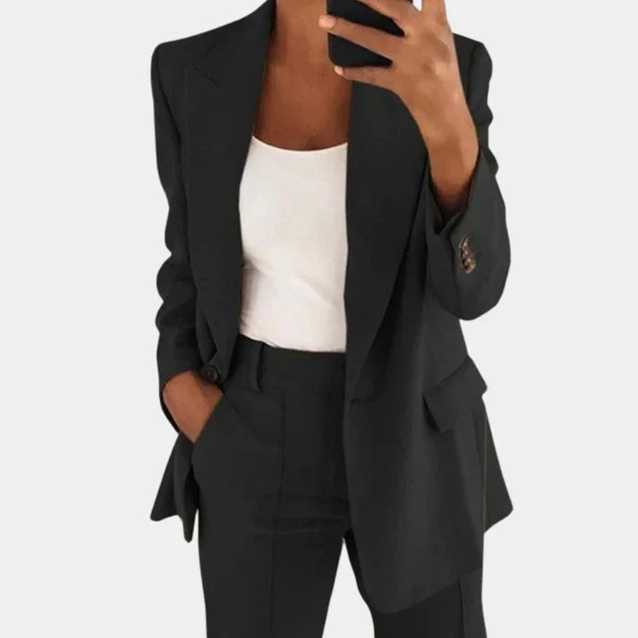 Stilvolles blazer-set für damen