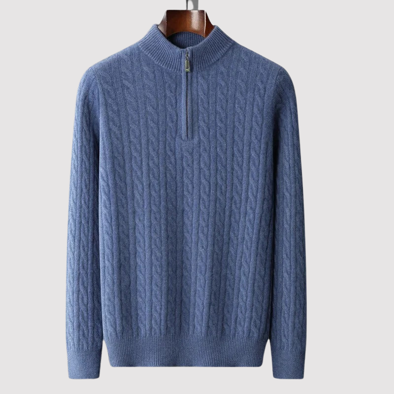 Monidoco Cashmere Half Zip Herfst Trui