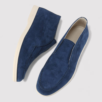 Monidoco Old Money Hoge Suède Loafers