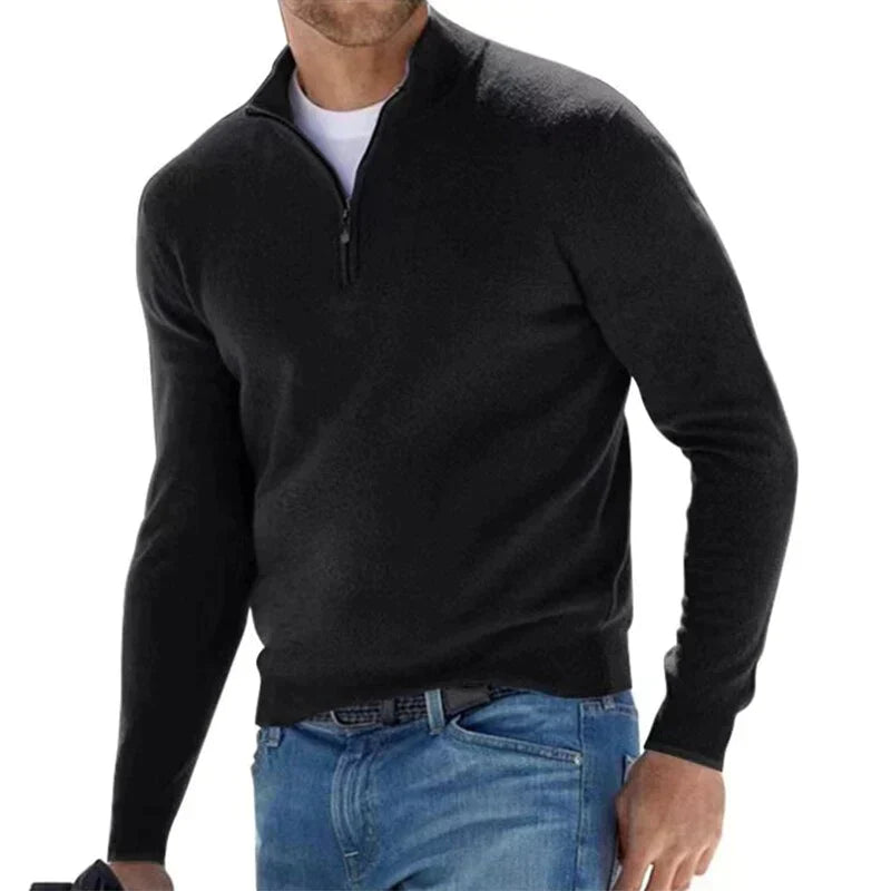 Ralph polo - stijlvolle pullover met rits voor heren (Italiaans ontwerp)