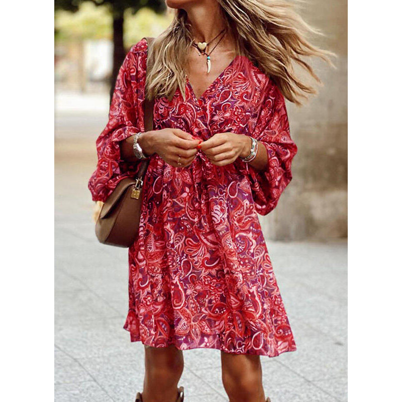 Zomerbries boho-jurk voor dames