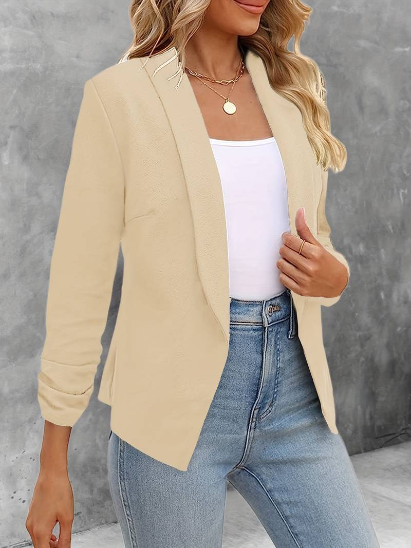 Isabella - stijlvolle blazer met open voorkant