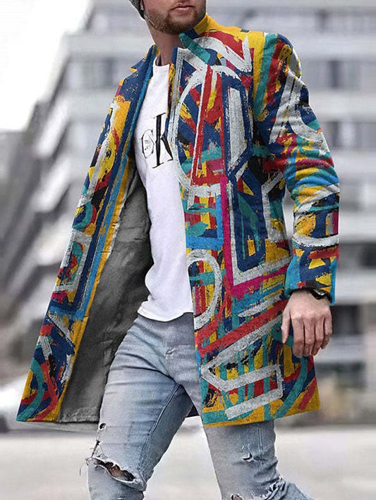 Stilvolle bunte Herrenjacke für jeden Tag, modern und bequem für vielseitige Looks